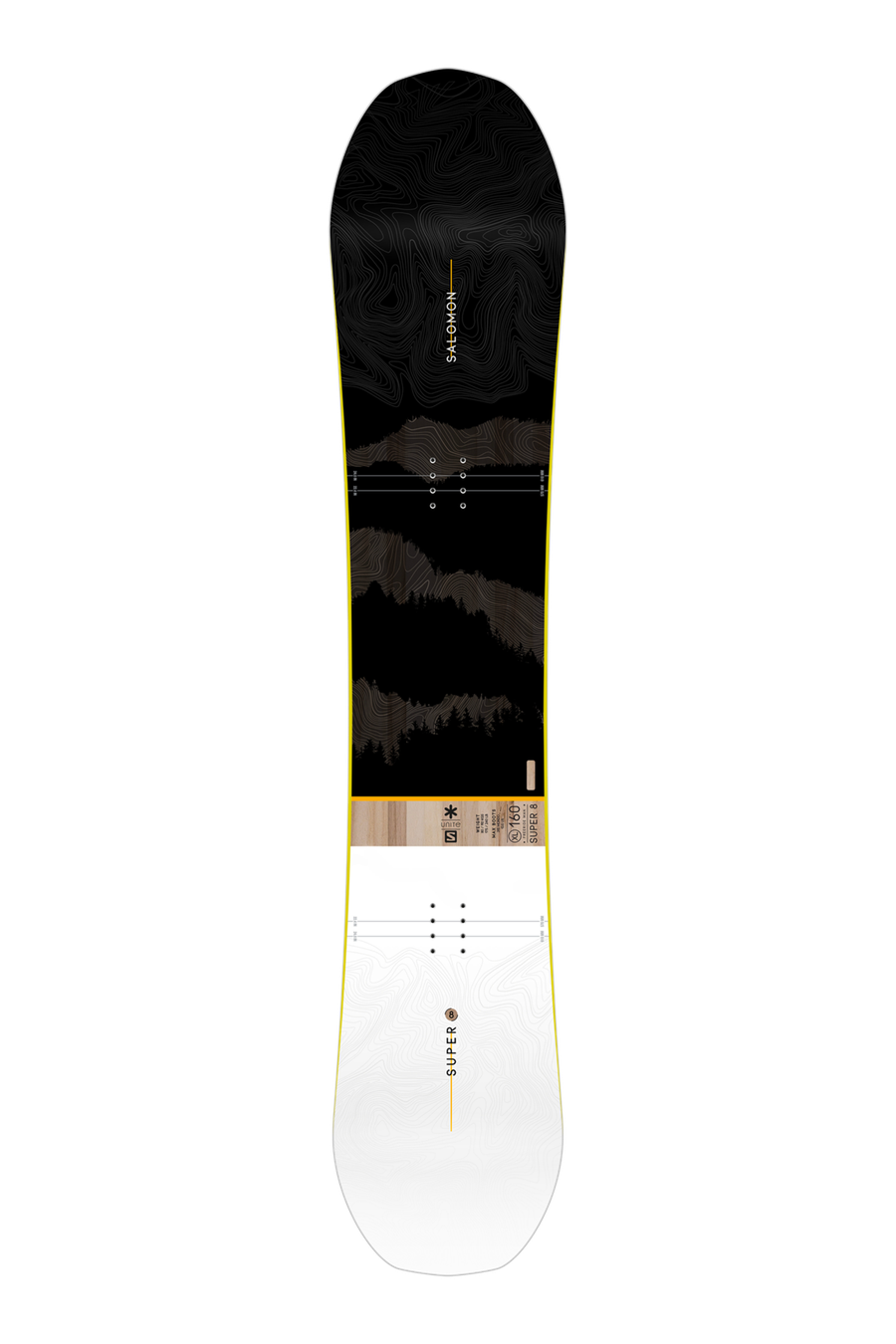 Salomon Super 8 Snowboard front view